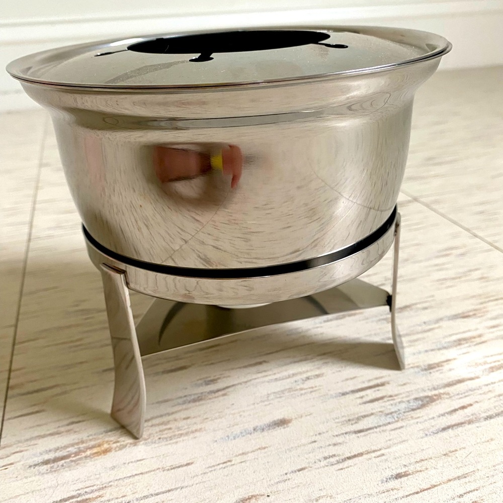 Crate&Barrel Fondue Stainless Steel